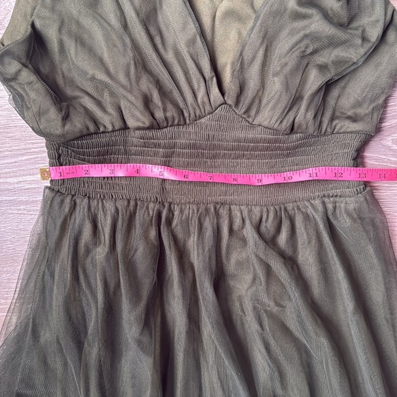 NEW Baltic Born Kamila Tulle Maxi Dress Juniper Green medium - Picture 10 of 13